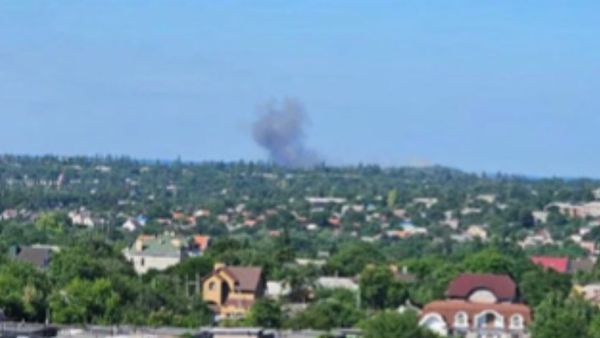 Центр Донецка под обстрелом