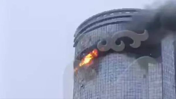 Атака БПЛА на Казань: кадры очевидцев