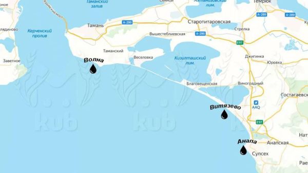 В Темрюкском и Анапском районах на берег выбросило огромную партию мазута