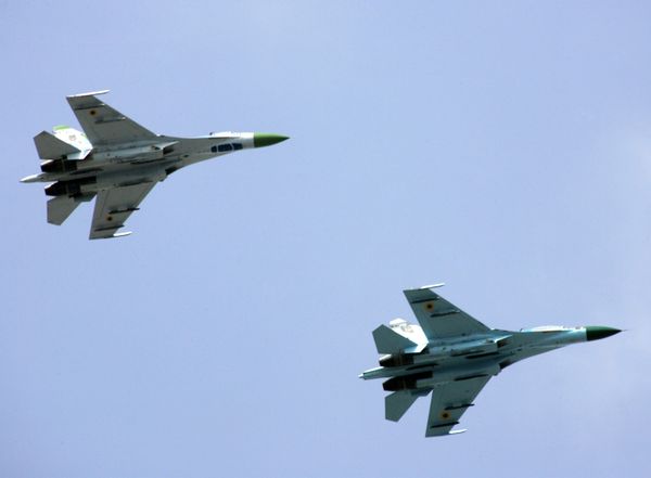 ВКС России уничтожили самолет Су-27 воздушных сил Украины